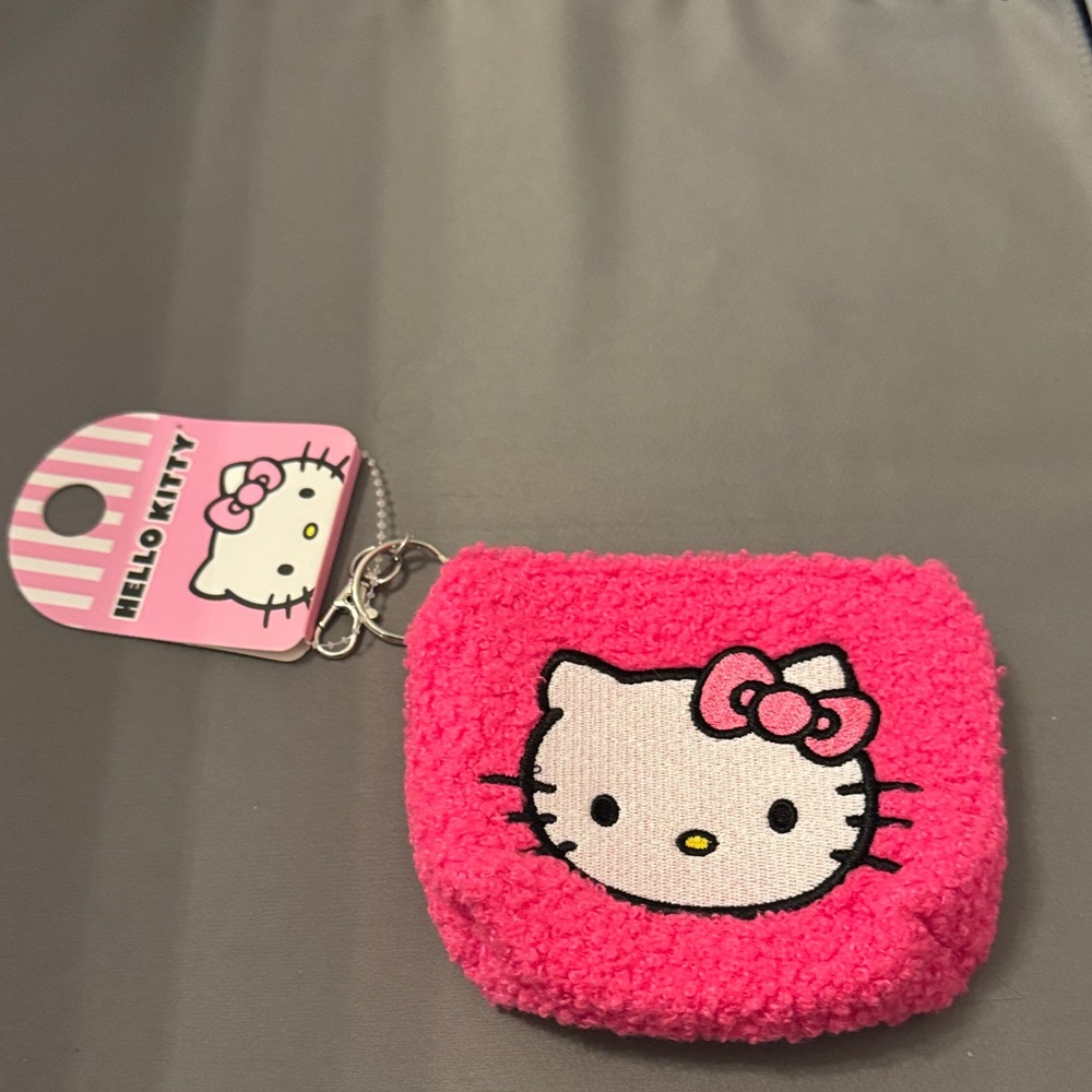 Hello‎ Kitty Fuchsia Pink Plush Pouch